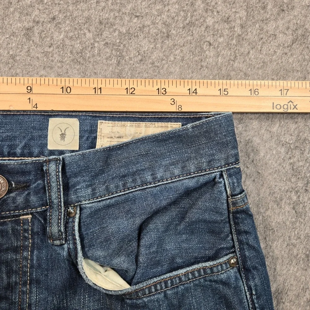 AllSaints Spitalfields Jeans Mens 30x23 (tag 30) Blue Fife Higgins Straight